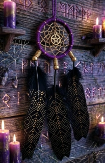 Lapač snov Pentagram/Runy
